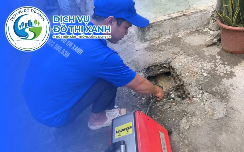 Thông cống nghẹt Bình Đại: thợ ra tận xã, 1 buổi xong 7 Ảnh đại diện bài viết thông cống nghẹt Bình Đại Bến Tre của Dịch Vụ Đô Thị Xanh