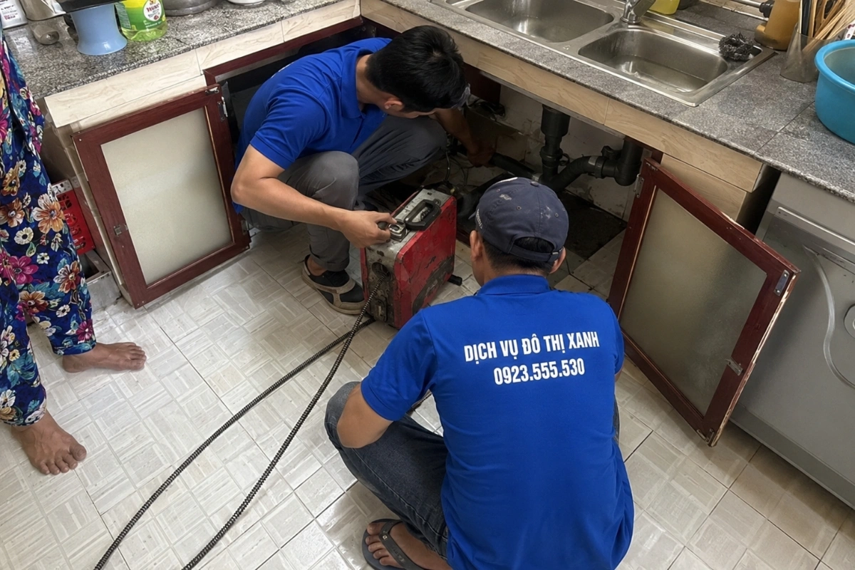 Dịch vụ thông cống nghẹt