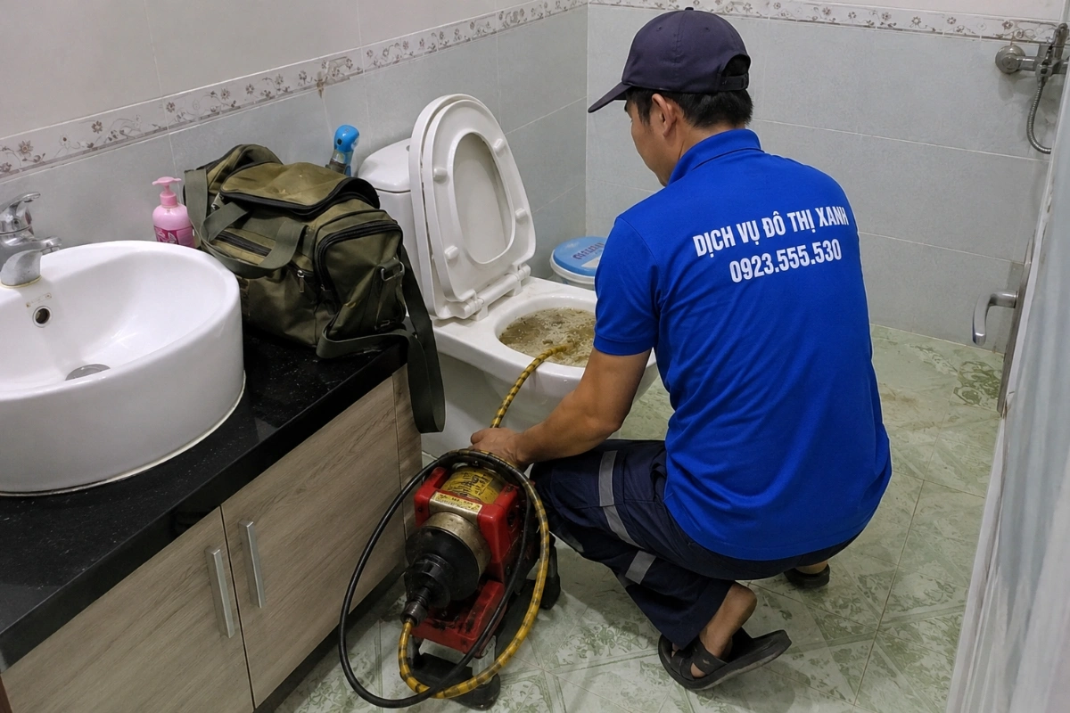 Dịch vụ thông bồn cầu
