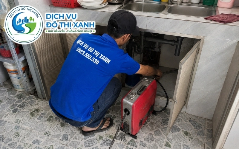 Kỹ thuật viên kiểm tra bùn rừng ngập mặn và cát biển gây tắc cống tại Ngọc Hiển