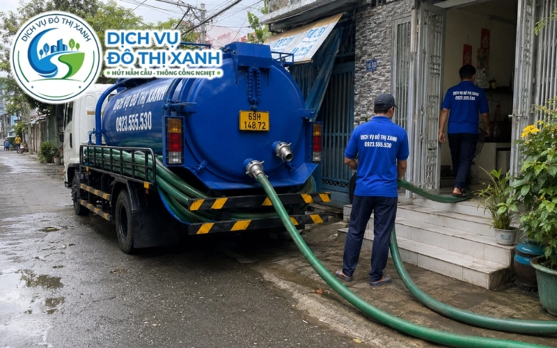 Các dấu hiệu nhận biết hầm cầu tại Cái Nước sắp tràn cần xử lý sớm