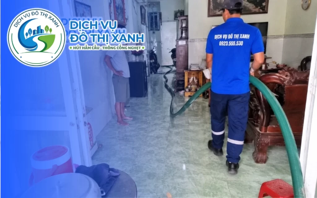 Hút hầm cầu Châu Thành A, Đô Thị Xanh báo giá rõ ràng trước khi thi công