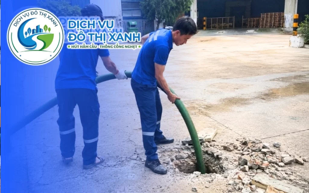 Hút hầm cầu Châu Thành Hậu Giang, Đô Thị Xanh phục vụ 24/7