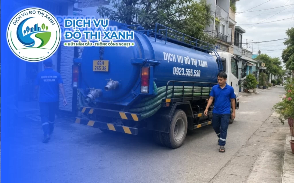 Hút hầm cầu Hà Tiên, Đô Thị Xanh khảo sát tận nơi và phục vụ 24/7