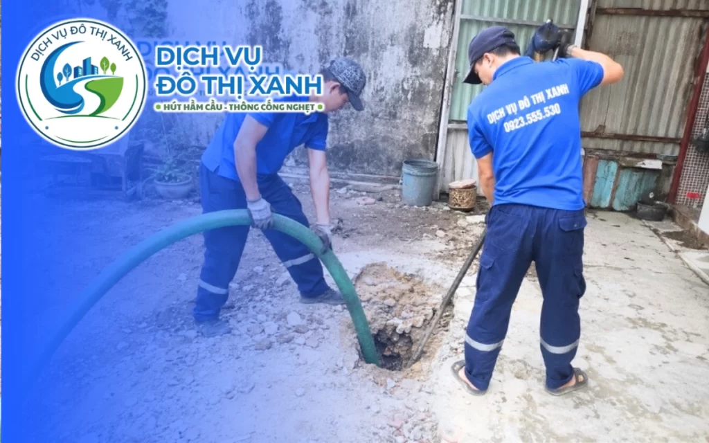 Hút hầm cầu Lai Vung, xe nhỏ vô tận vườn, Đô Thị Xanh 24/7