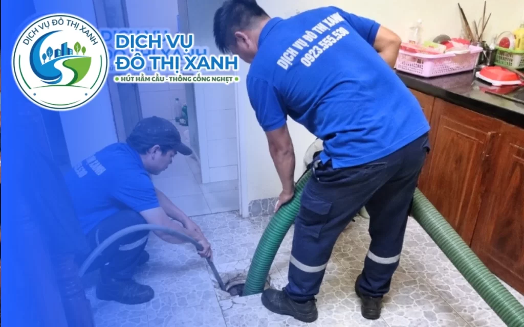 Hút hầm cầu Ngọc Hiển, Đô Thị Xanh phục vụ tuyến Đất Mũi 24/7