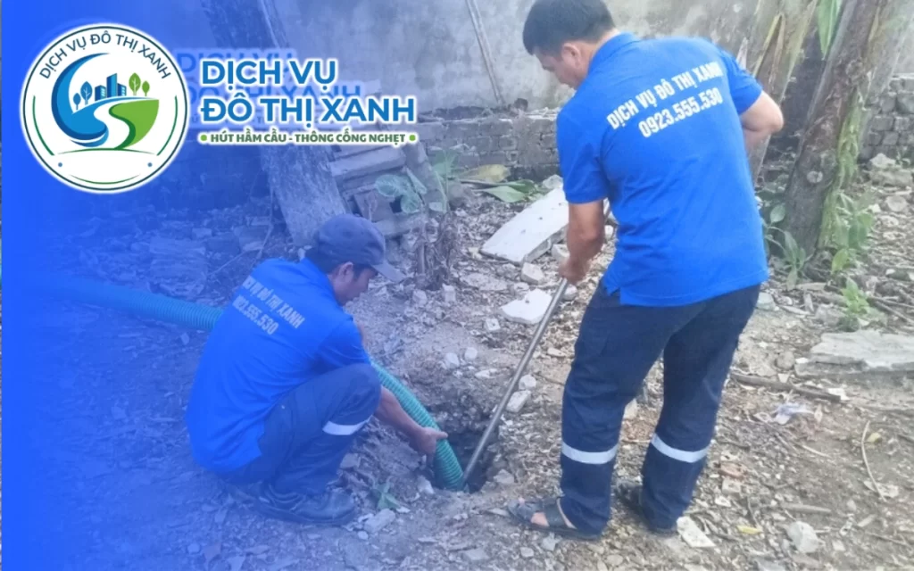 Hút hầm cầu Quận 6 khu vực Chợ Bình Tây, Đô Thị Xanh phục vụ 24/7