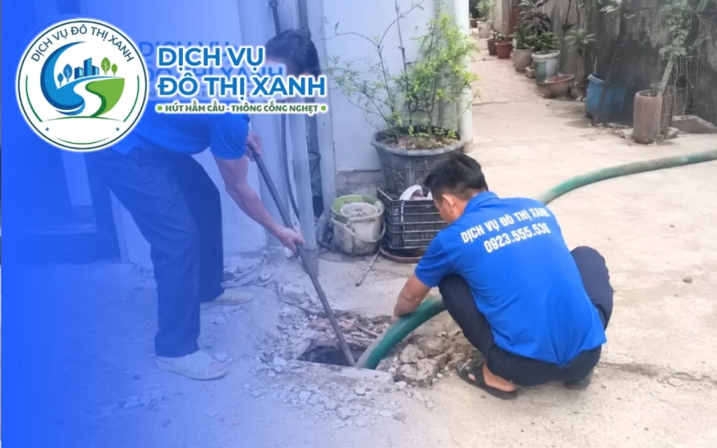 Hút hầm cầu Quận 9, Đô Thị Xanh phục vụ các tuyến vùng ven 24/7