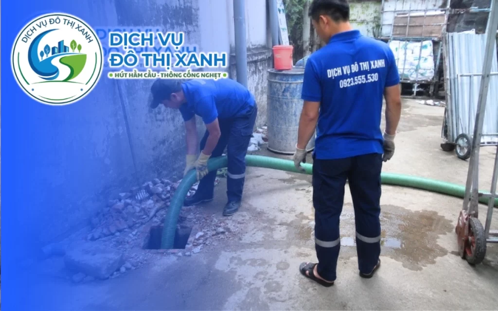 Hút hầm cầu Rạch Giá, Đô Thị Xanh khảo sát trước khi thi công và phục vụ 24/7