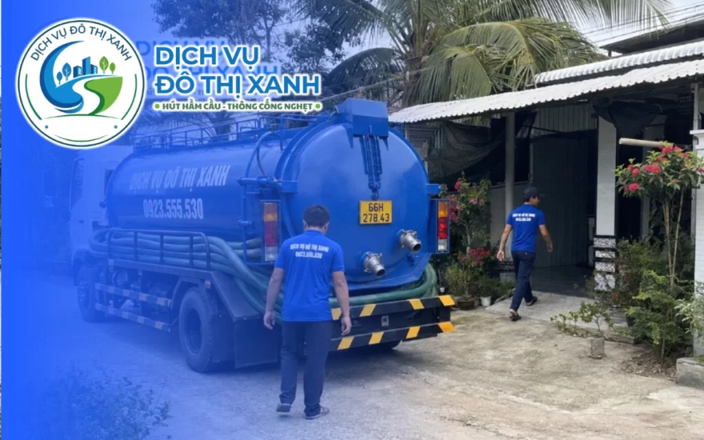 Hút hầm cầu Tháp Mười: Đô Thị Xanh có mặt sau 30 phút 2 Hút hầm cầu Tháp Mười: Đô Thị Xanh có mặt sau 30 phút