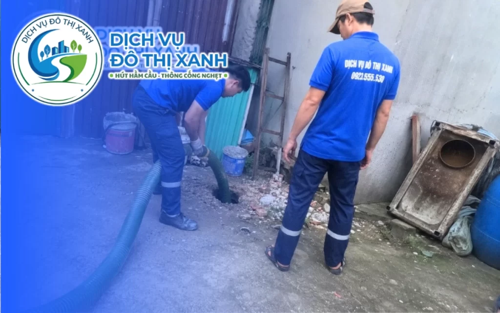 Hút hầm cầu Trảng Bàng, Đô Thị Xanh báo giá rõ ràng một lần trước khi thi công