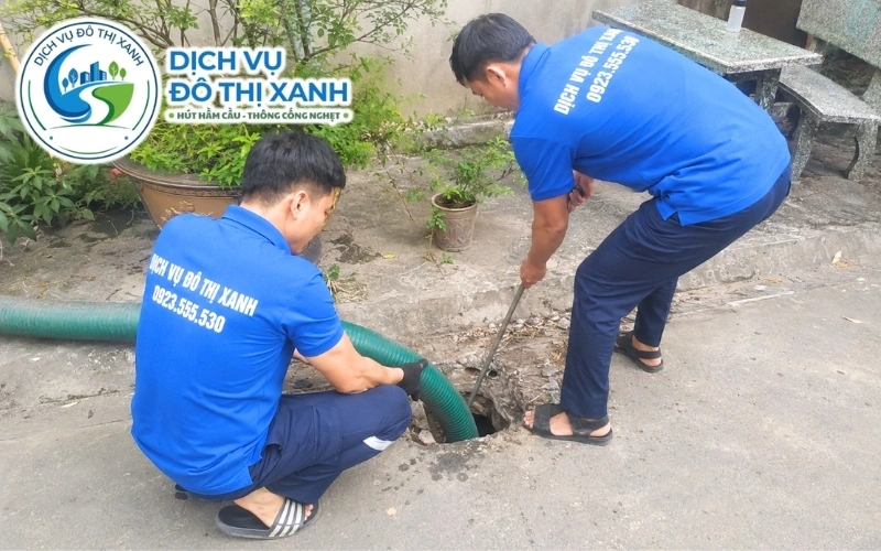 Xe bồn Đô Thị Xanh phục vụ các xã đất liền và cù lao quanh Thanh Bình