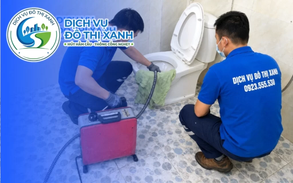 Thông bồn cầu An Biên, Đô Thị Xanh gắp dị vật gây tắc và phục vụ 24/7