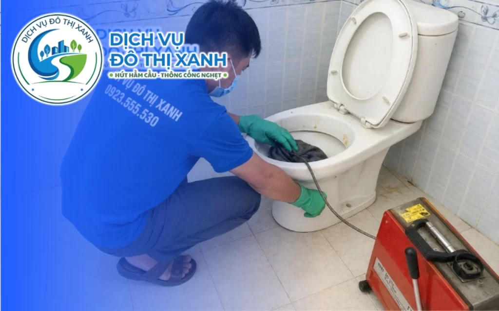 Thông bồn cầu Bắc Tân Uyên, Đô Thị Xanh sàng lọc tình trạng qua 3 câu hỏi trước khi xử lý
