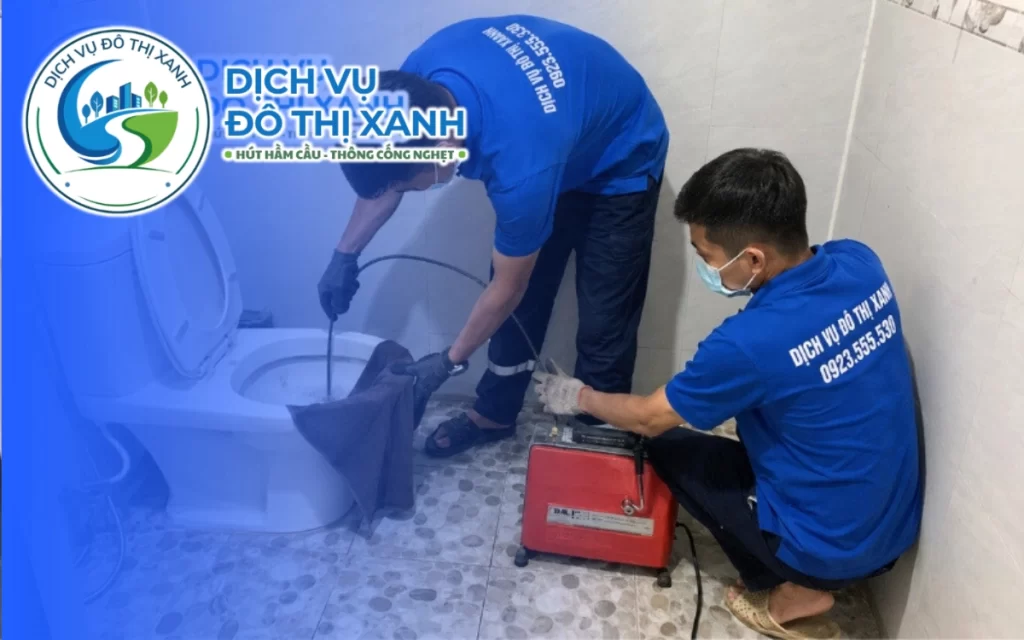 Thông bồn cầu Bến Lức, Đô Thị Xanh trực đêm 24/7 phục vụ khu nhà trọ