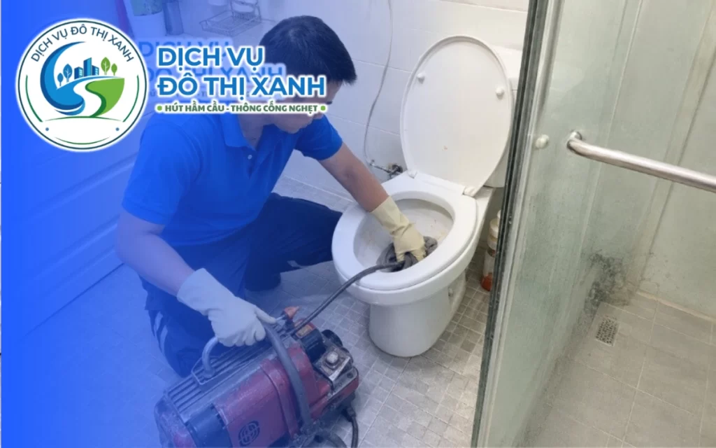 Thông bồn cầu Bình Minh, Đô Thị Xanh có mặt sau 30 phút