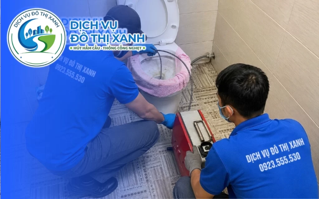 Thông bồn cầu Bình Tân, Đô Thị Xanh có đội thợ chạy tuyến phục vụ 24/7