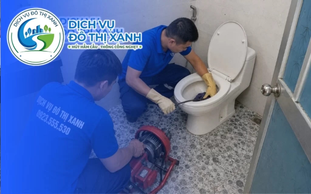 Thông bồn cầu Cao Lãnh, Đô Thị Xanh xử lý nhanh trong một buổi