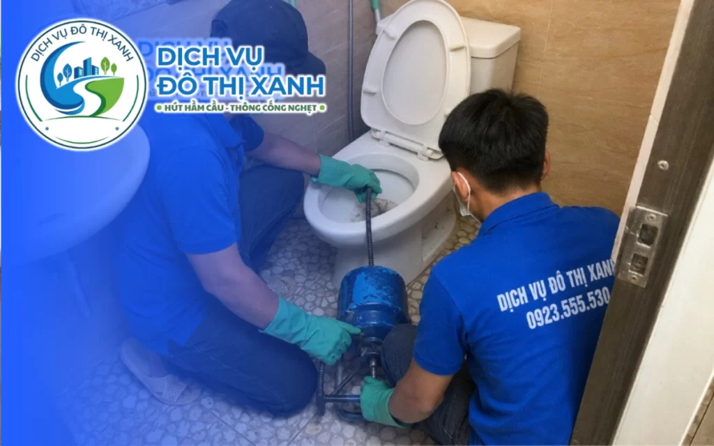 Thông bồn cầu Châu Thành Kiên Giang, Đô Thị Xanh phục vụ 24/7