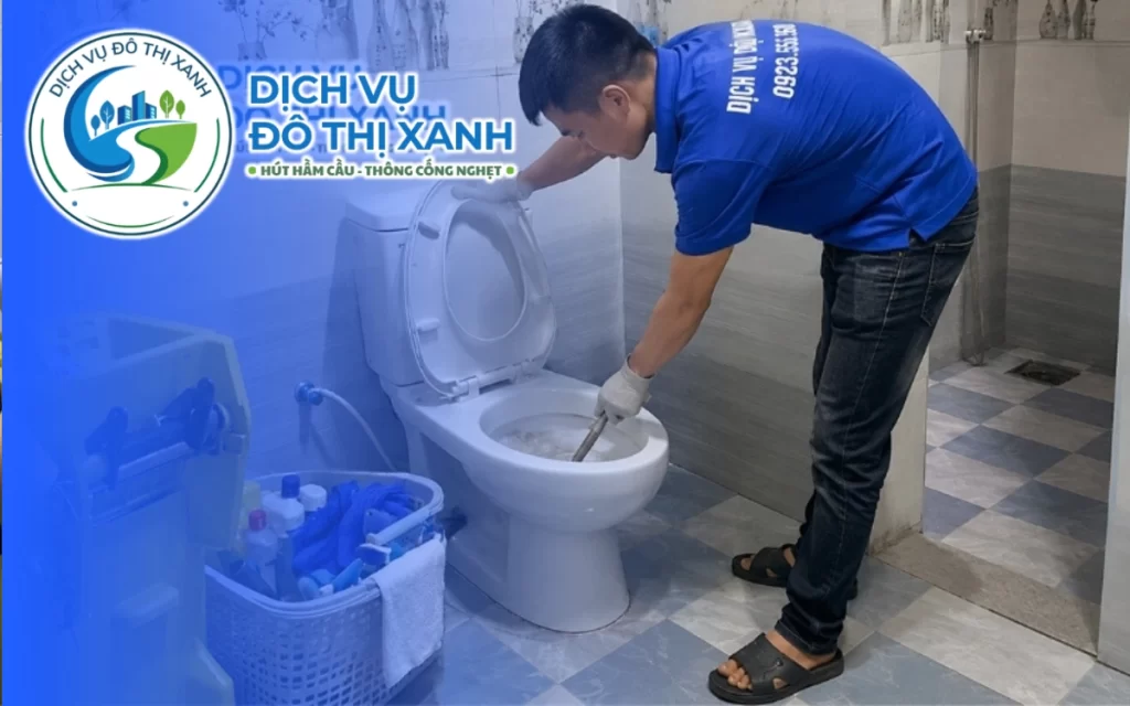Thông bồn cầu Đầm Dơi, Đô Thị Xanh có mặt sau 40 phút