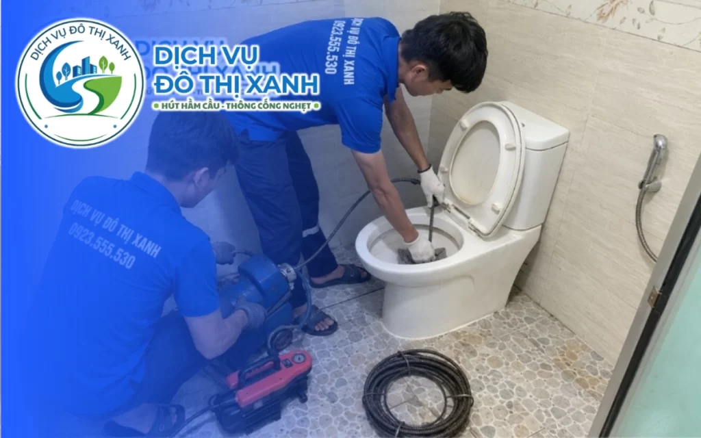 Thông bồn cầu Dầu Tiếng, Đô Thị Xanh kiểm tra và loại trừ 3 khả năng gây tắc