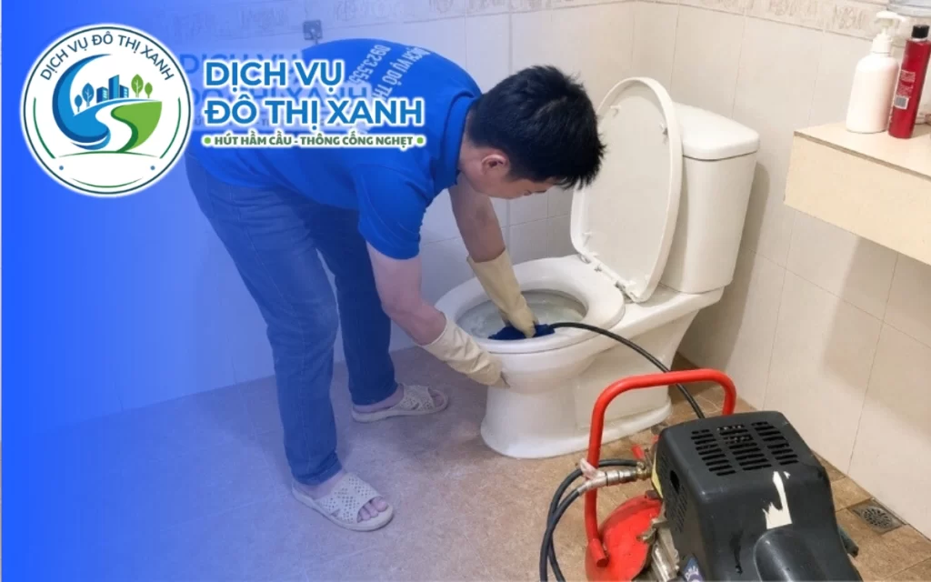 Thông bồn cầu Đức Hòa, Đô Thị Xanh bố trí 3 ca phục vụ phù hợp giờ nghỉ