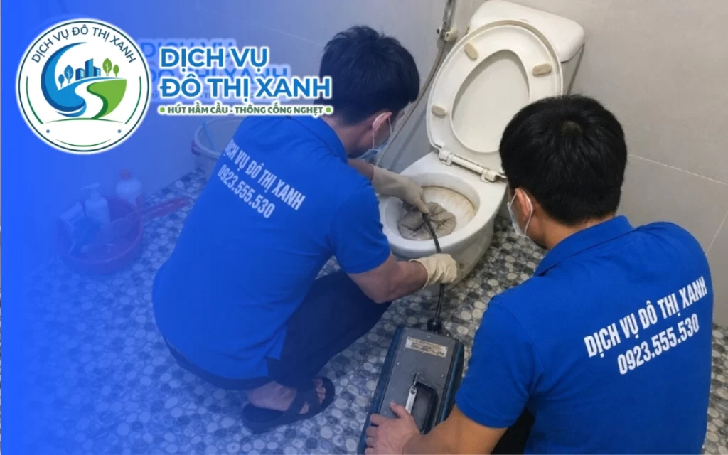 Thông bồn cầu Duyên Hải, Đô Thị Xanh phục vụ đủ 7 ngày trong tuần