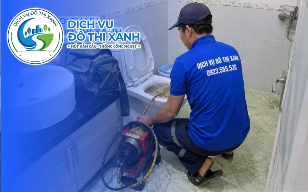 Thông bồn cầu Gò Quao, thợ Đô Thị Xanh phục vụ tận nhà 24/7