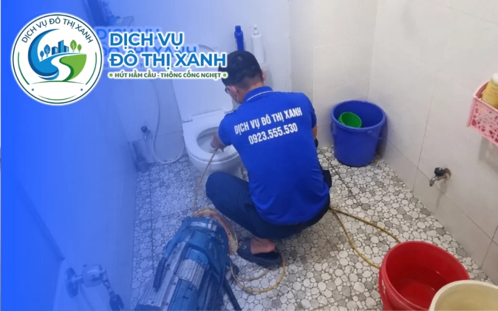Thông bồn cầu Hòa Thành, Đô Thị Xanh có thợ hỗ trợ sau 30 phút