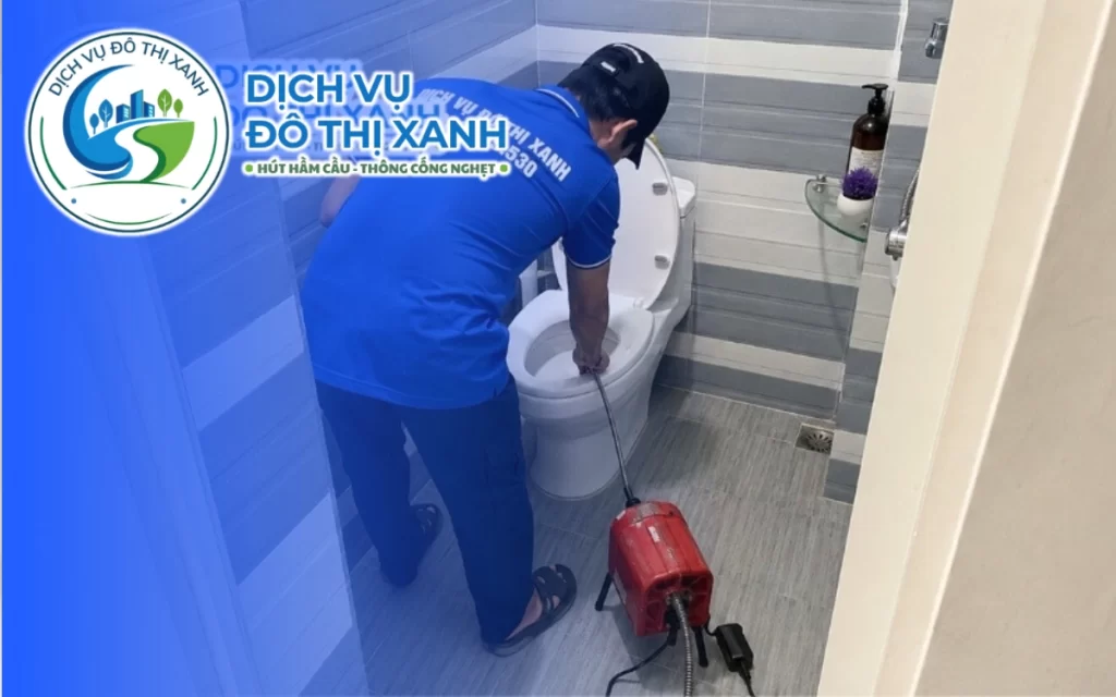 Thông bồn cầu Lấp Vò phòng trọ, Đô Thị Xanh có mặt sau 30 phút