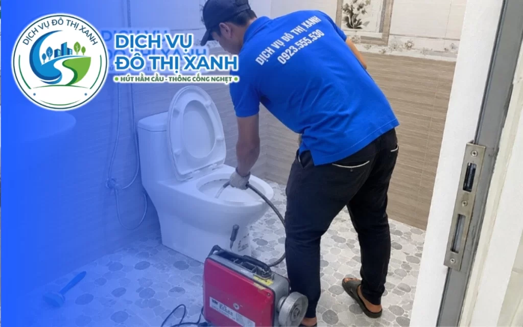 Thông bồn cầu Mang Thít, Đô Thị Xanh có thợ túc trực phục vụ 24/7