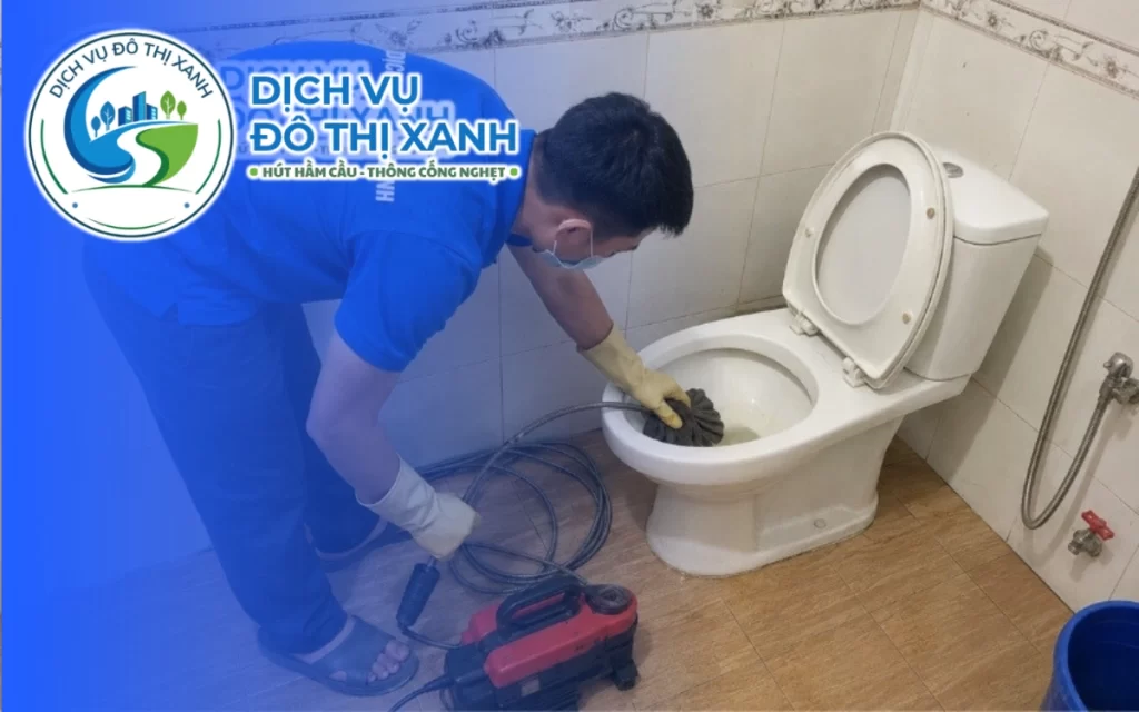 Thông bồn cầu Mỹ Tho, Đô Thị Xanh phục vụ nhà phố và xử lý tận khu vực lầu 4