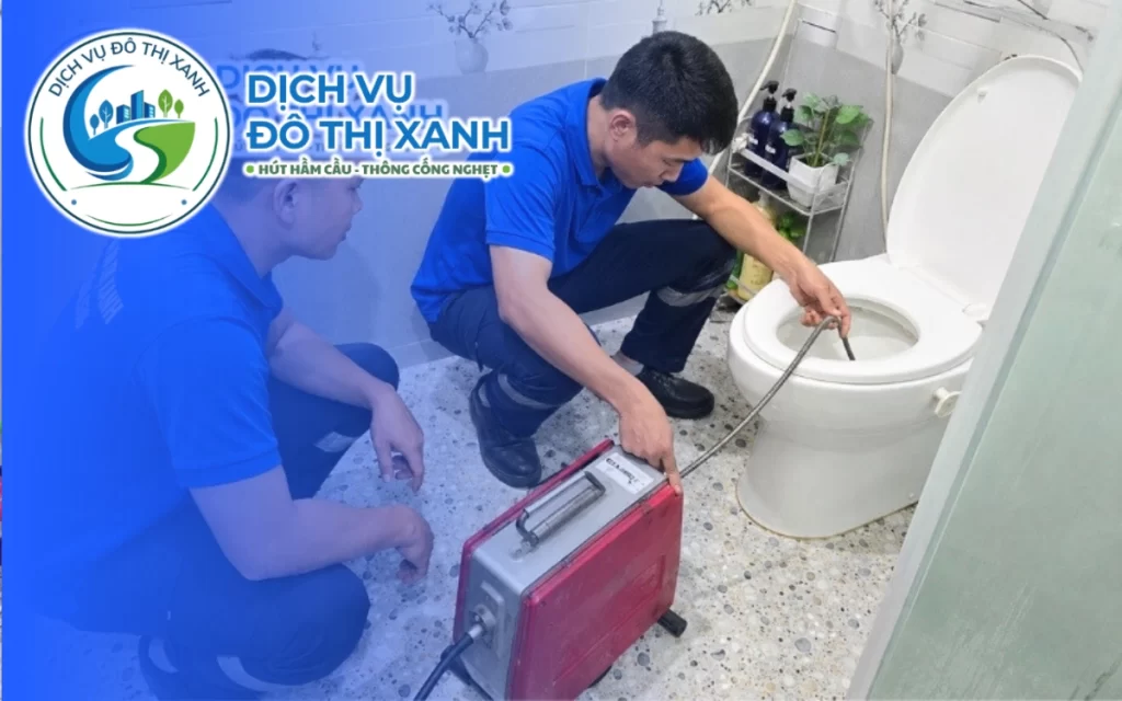 Thông bồn cầu Mỹ Tú, Đô Thị Xanh xử lý nhẹ nhàng cho bồn cầu cũ 24/7