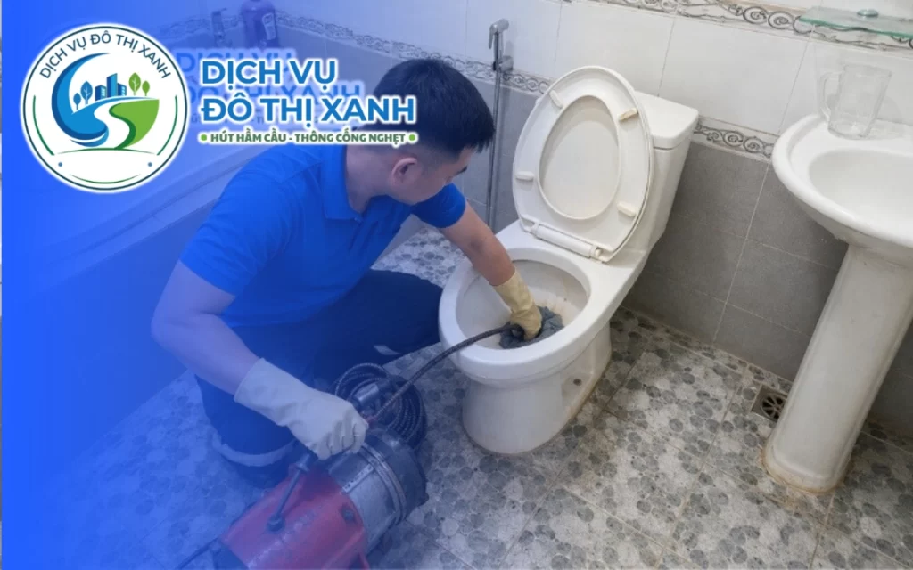 Thông bồn cầu Ngọc Hiển, Đô Thị Xanh phục vụ tuyến 24/7