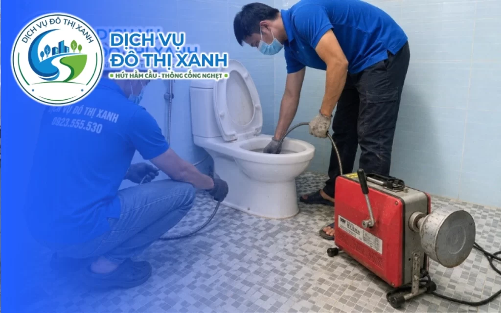 Thông bồn cầu Phú Nhuận, Đô Thị Xanh tiếp nhận hỗ trợ qua tổng đài 24/7