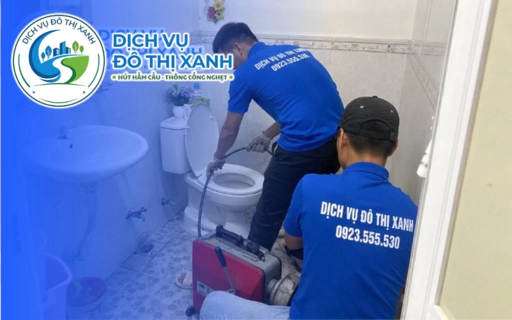 Thông bồn cầu Quận 10, Đô Thị Xanh có đội thợ trực tuyến phục vụ 24/7