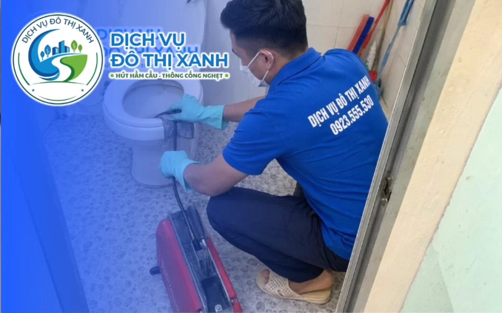 Thông bồn cầu Tam Nông, Đô Thị Xanh xử lý nhanh trong 60 phút