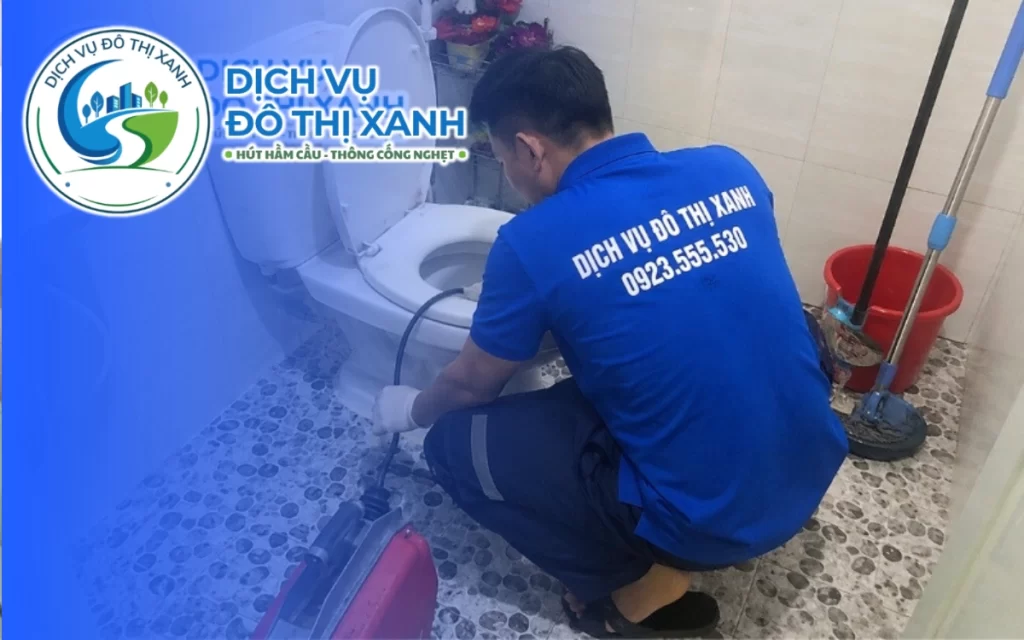 Thông bồn cầu Thanh Bình, Đô Thị Xanh phục vụ khu vực qua phà trong một buổi
