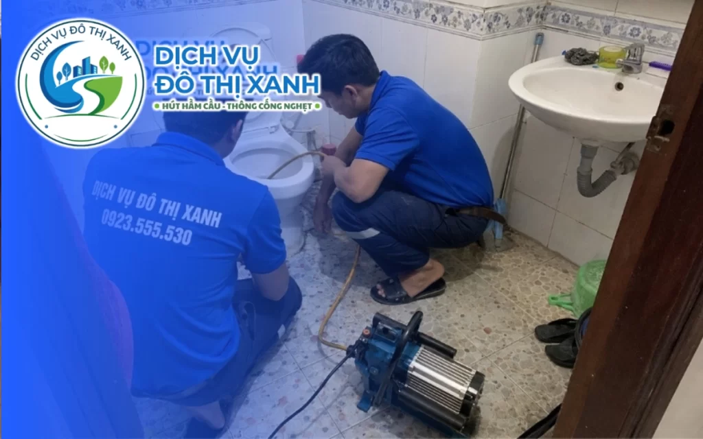 Thông bồn cầu Vị Thanh, Đô Thị Xanh có mặt sau 30 phút