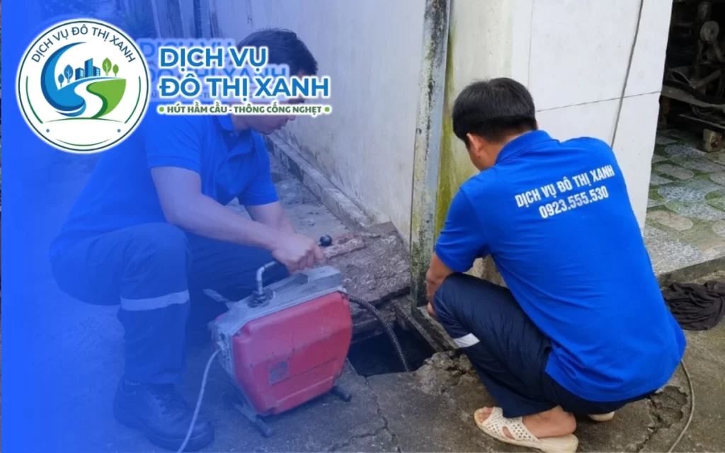 Thông cống nghẹt An Minh, Đô Thị Xanh phục vụ đủ 7 ngày trong tuần