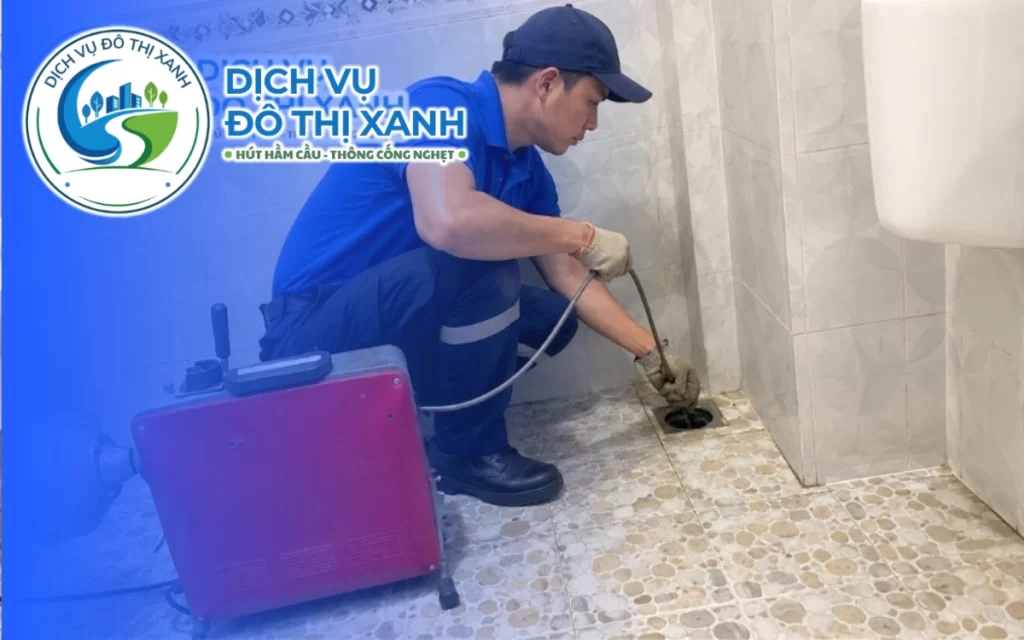 Thông cống nghẹt Bình Tân, Đô Thị Xanh hỗ trợ xử lý 24/7