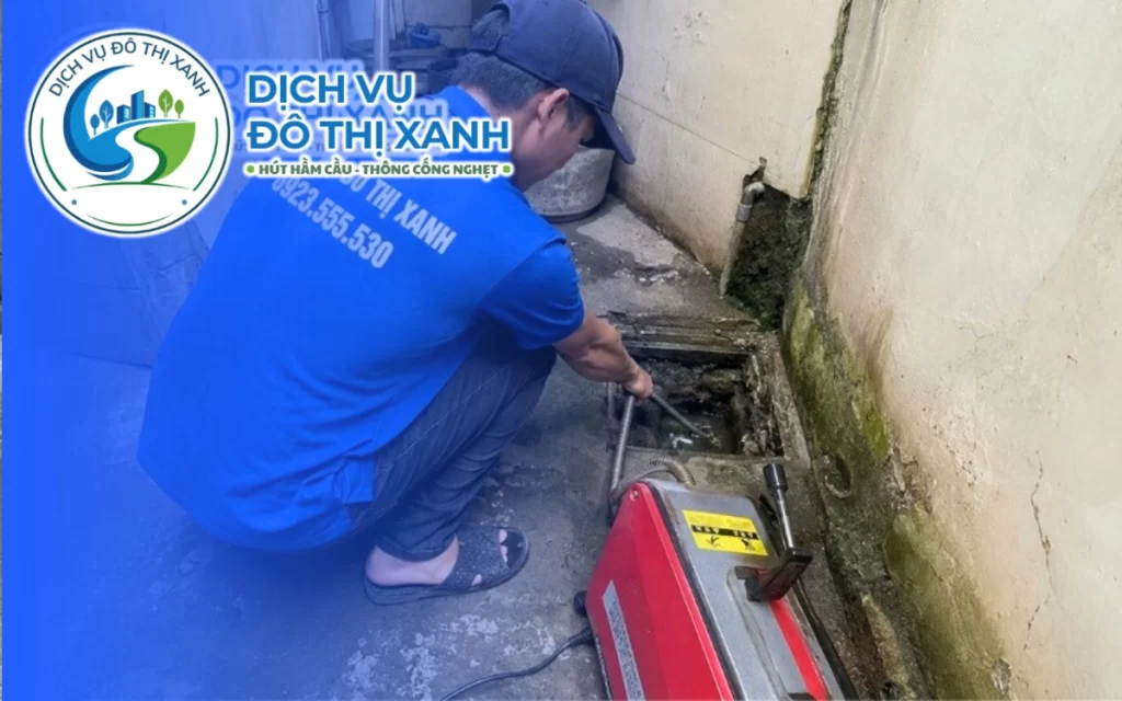 Thông cống nghẹt Châu Thành Hậu Giang, Đô Thị Xanh phục vụ 24/7