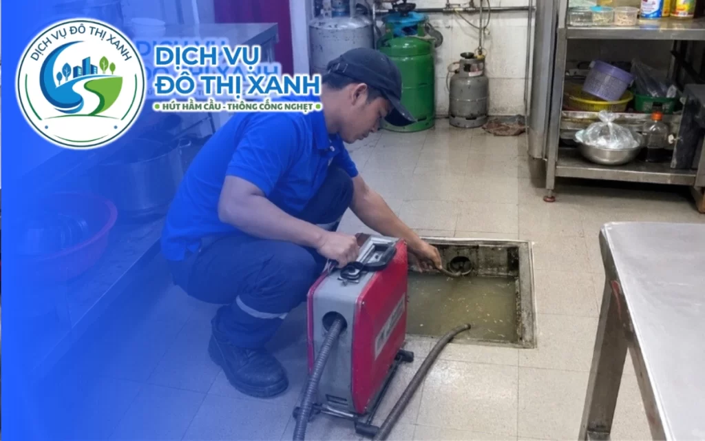 Thông cống nghẹt Châu Thành Sóc Trăng, Đô Thị Xanh phục vụ 24/7