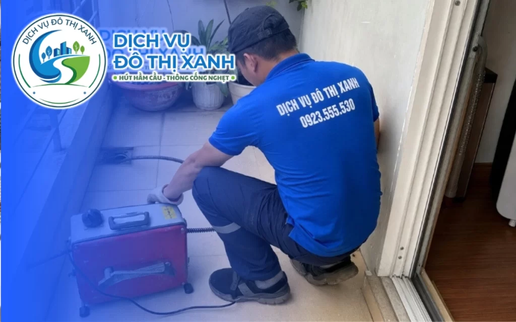 Thông cống nghẹt Đầm Dơi, Đô Thị Xanh có mặt sau 40 phút
