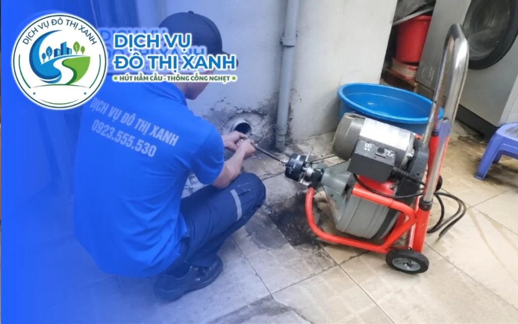 Thông cống nghẹt Lấp Vò, Đô Thị Xanh xử lý hệ thống thoát nước dãy trọ