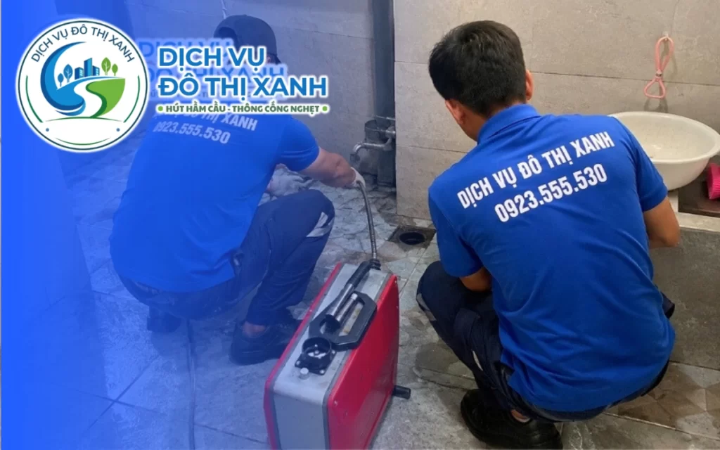 Thông cống nghẹt Quận 10, Đô Thị Xanh có máy túc trực phục vụ 24/7