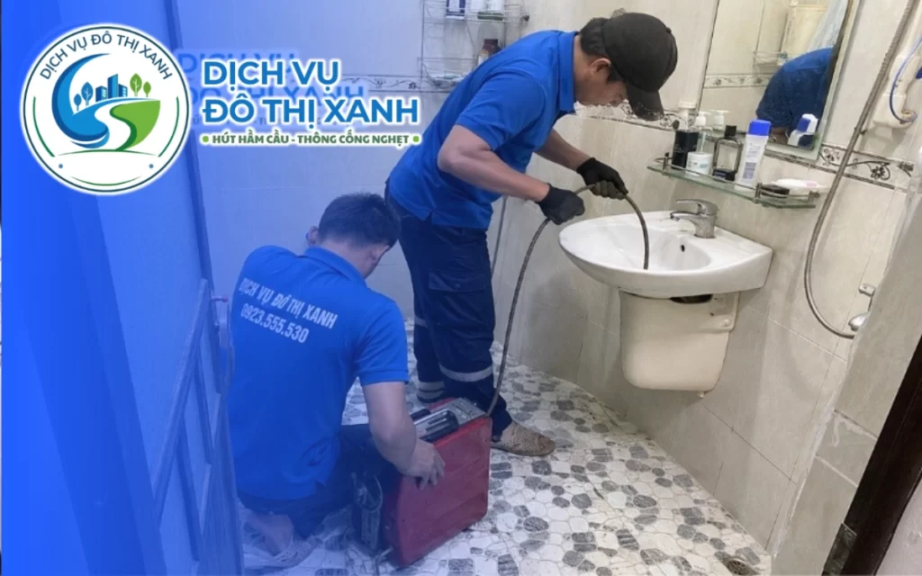 Thông cống nghẹt Quận 11, Đô Thị Xanh nhận ca xử lý 24/7
