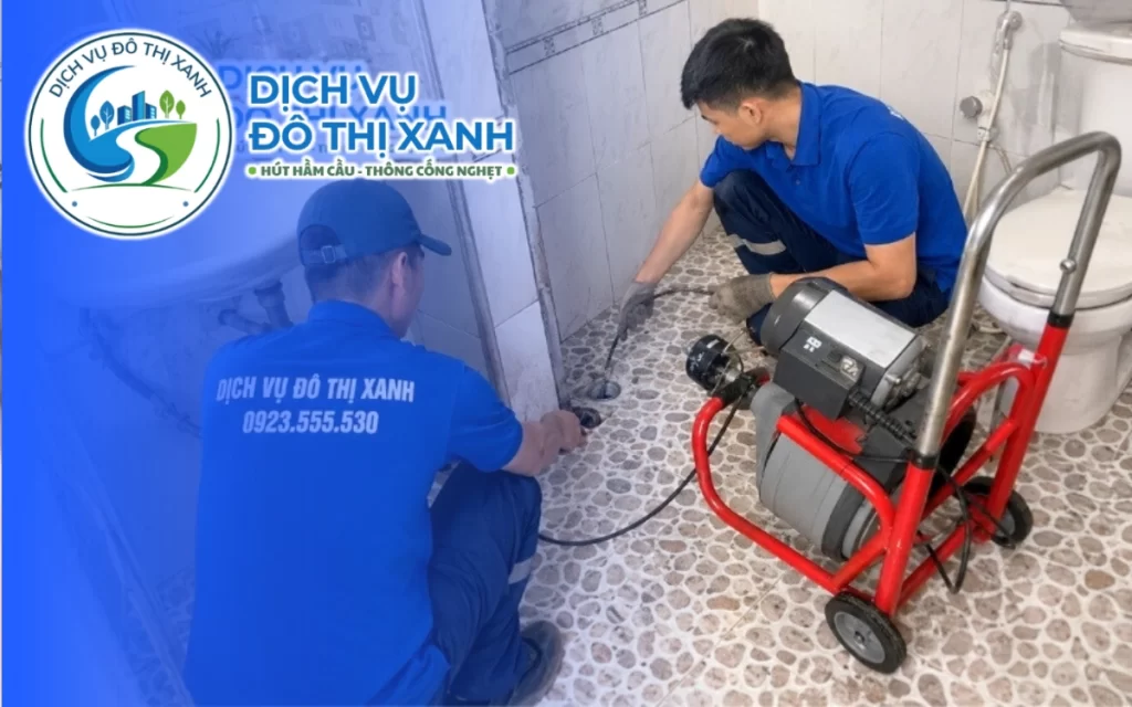 Thông cống nghẹt Quận 2, tìm đúng đoạn ống bị võng 3 Thông cống nghẹt Quận 2, Đô Thị Xanh có đội thợ chạy tuyến phục vụ 24/7
