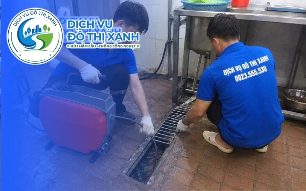 Thông cống nghẹt Tam Bình, Đô Thị Xanh cắt rễ cây trong đường ống và xử lý dứt điểm