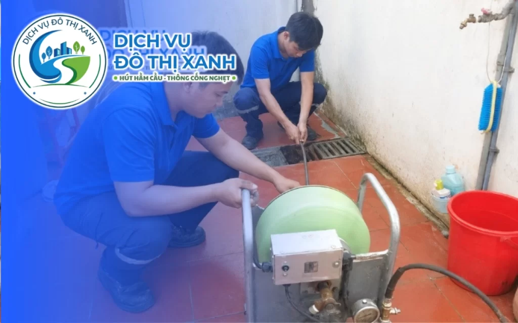 Thông cống nghẹt Tam Nông, Đô Thị Xanh xử lý tắc nghẽn và mùi hôi 24/7